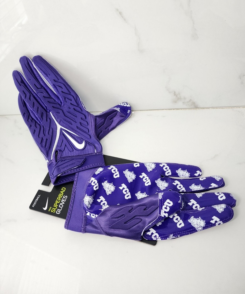 グローブ NIKE SUPERBAD GLOVES PURPLE M Nike Superbad 6.0 Football Gloves NCAA TCU DX5299-503 Size 3XL