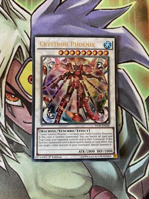 INOV-DE046 Crystron Phönix Ultra Rare 1. Auflage NM YuGiOh Karte