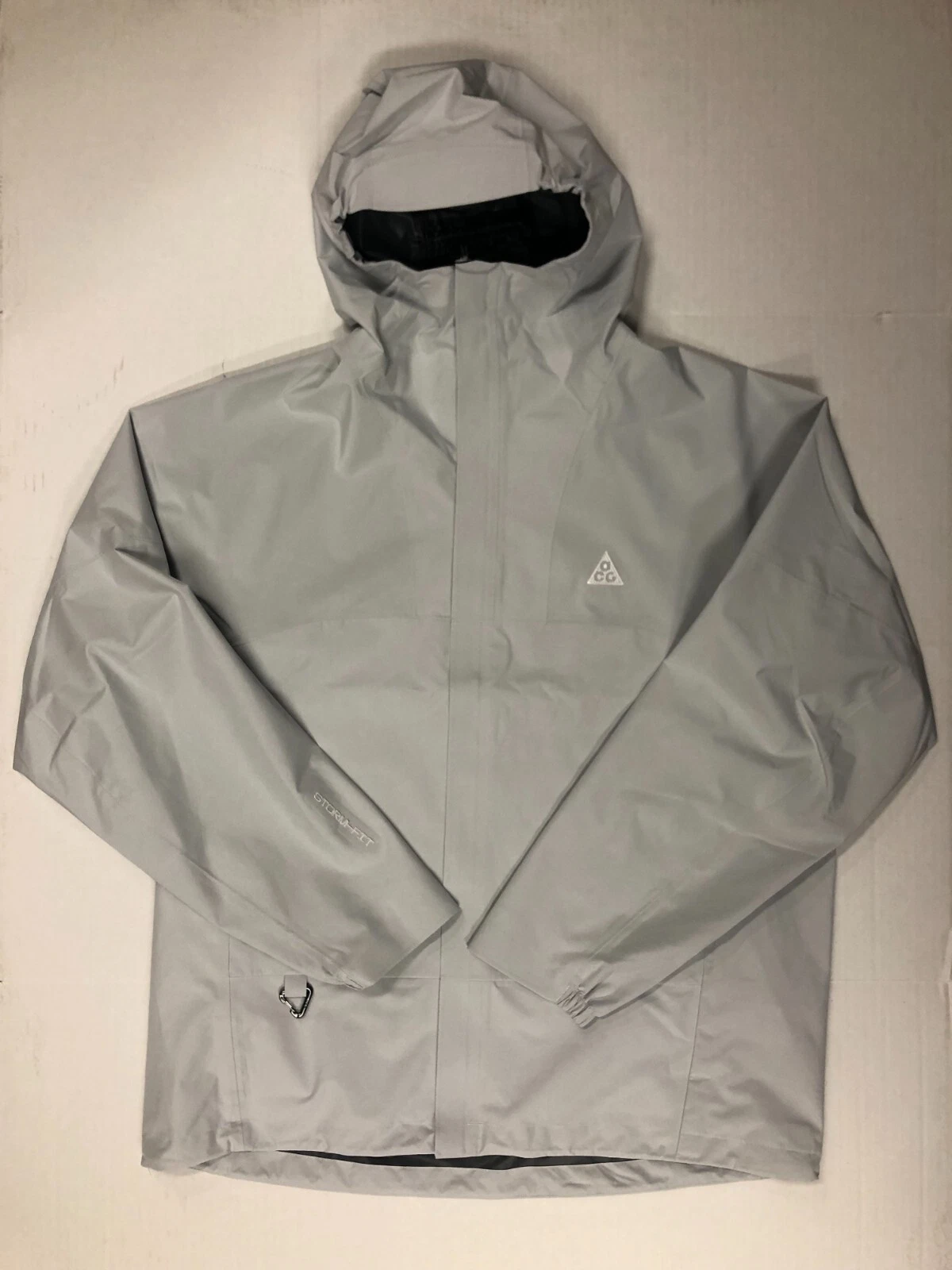Nike ACG Cascade Rains Storm Fit Jacket Photon Dust White DV9415-025 Size XL