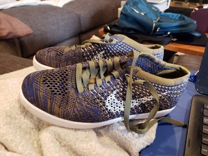 Nike Tennis Classic Ultra volar con punto Talla 7 Oliva, blanco y azul real  | eBay