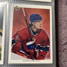 1991-92 Upper Deck Team Checklist Unmarked #87 Russ Courtnall Montreal Canadiens