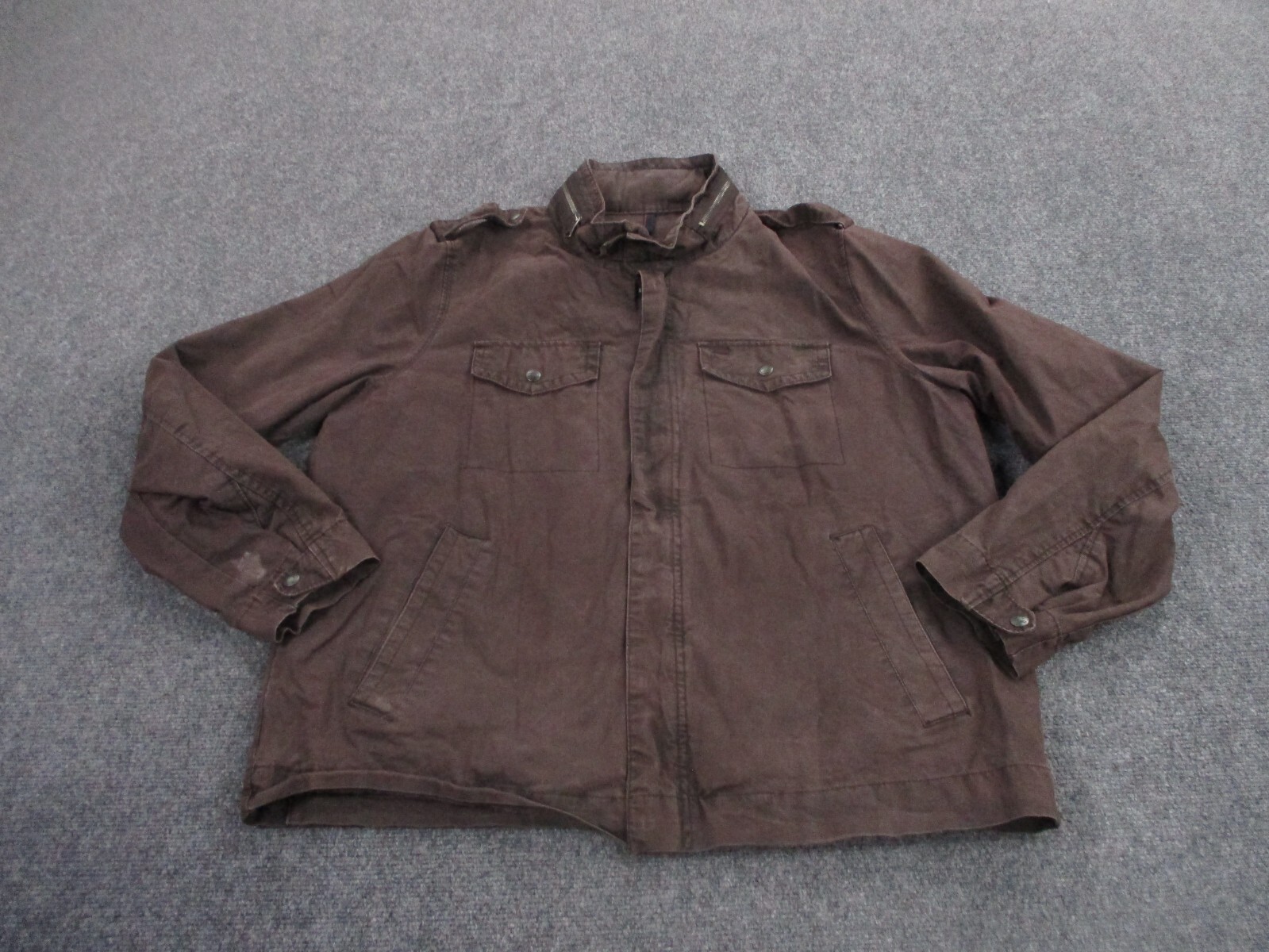 Levis Jacket Adult XL Brown Trucker Workwear Heavy Hiking Outdoors Camping Mens