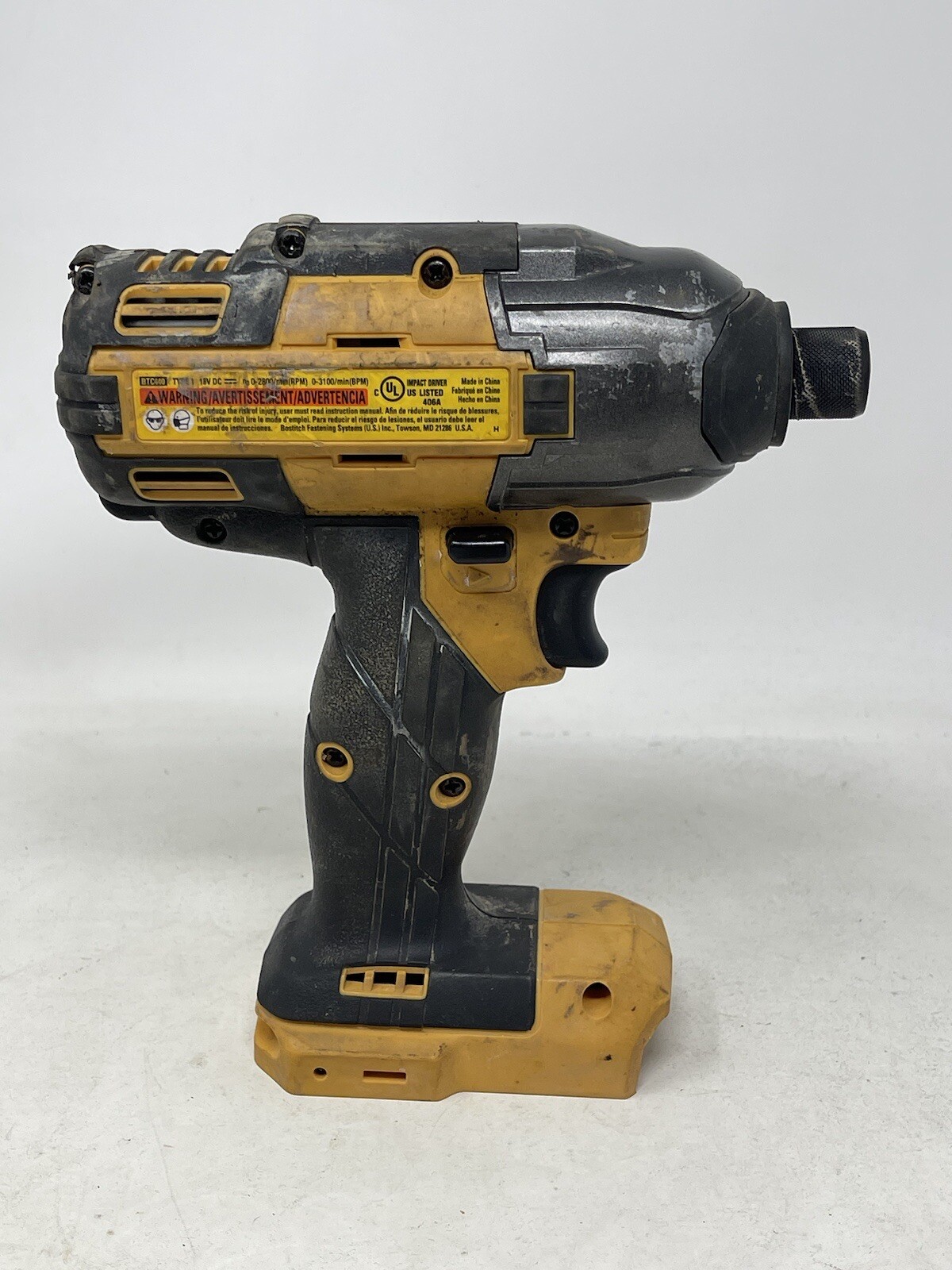 CLEAN* BOSTITCH BTC440 18V 1/4" Hex Chuck Cordless Impact Driver Drill
