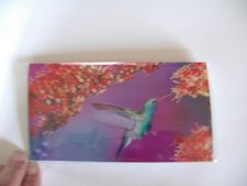 Colorful Hummingbird Checkbook cover