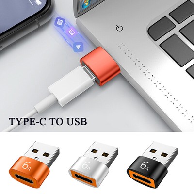 Date Converter USB Type-C Adapter 6A To USB3.0 OTG USB C Female To USB Male