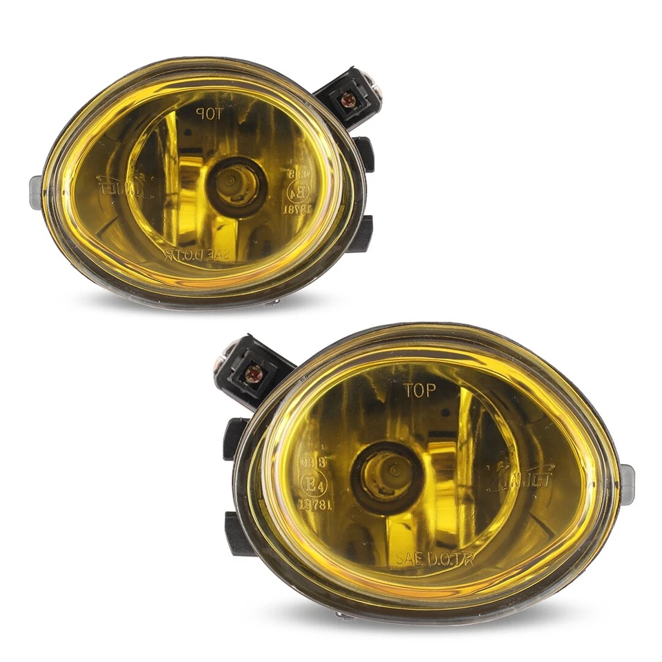 Par de luces antiniebla amarillas para BMW Serie 3 E46 M3 luces de conducción de parachoques Foto 2 de 4