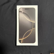 Apple iPhone 16 Pro  Natural Titanium Empty Retail Box Only- No Phone Included