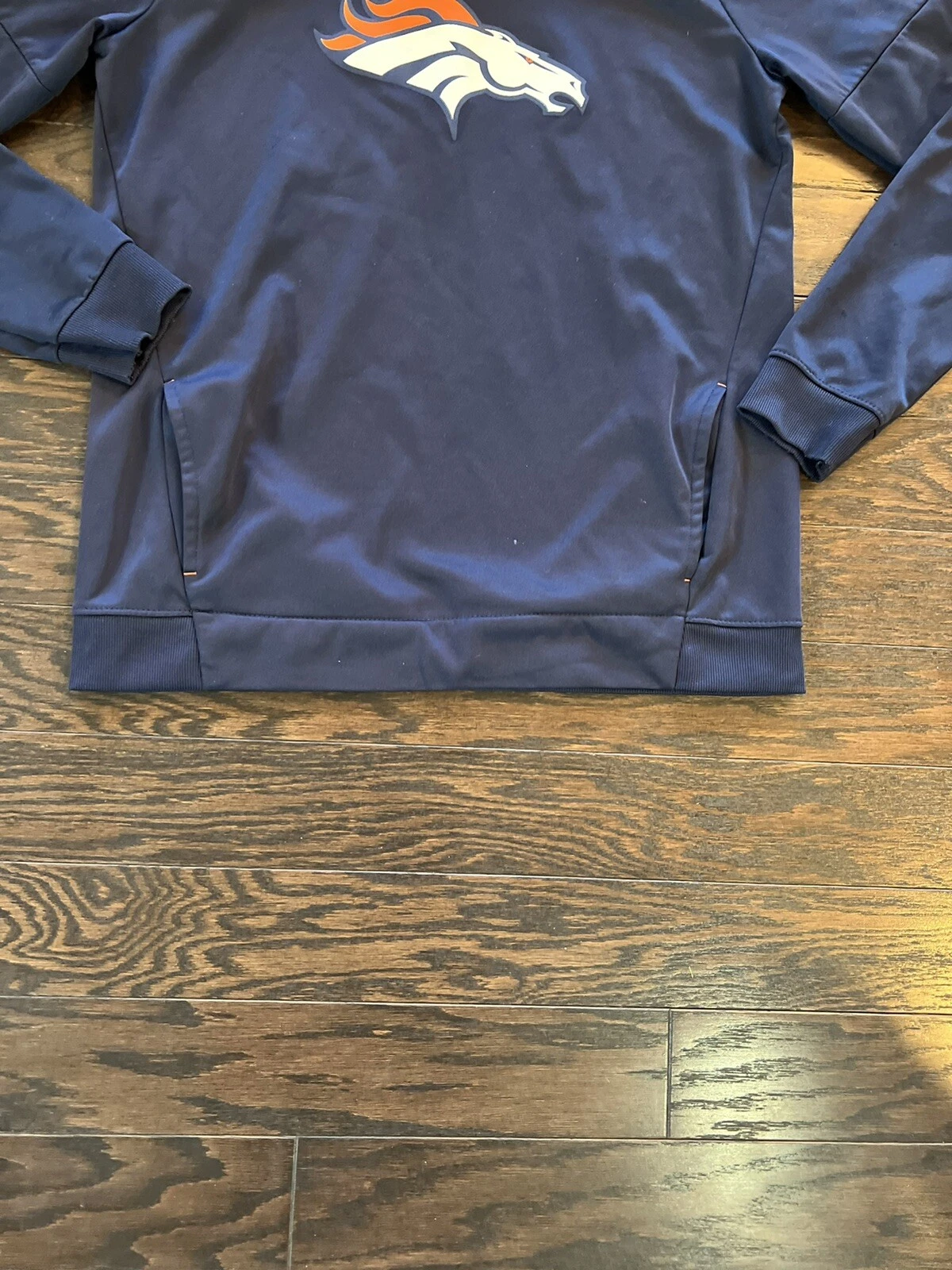 VETEMENTS Felpa con cappuccio Denver Broncos NFL Team Apparel blu navy taglia Youth XL 18