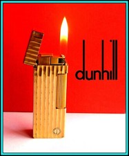 ENCENDEDOR / Briqueta / Mechero Dunhilllagas Chapado en Oro - RECIÉN REVISADO