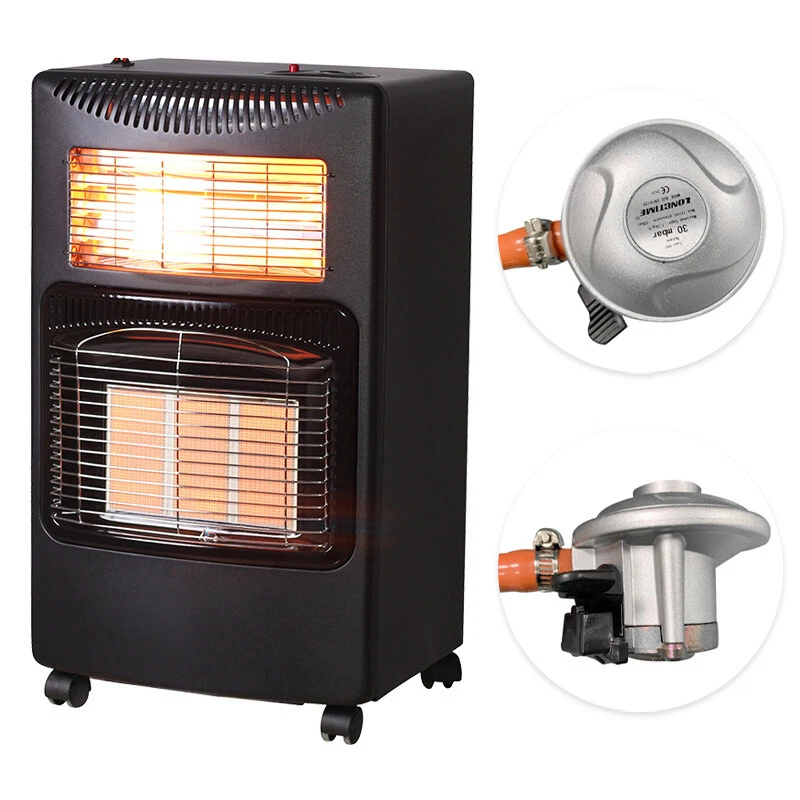 Portable Indoor Outdoor Gas Heater 4.2kW Butane Cabinet Warmer Stove  Burner+Hose | eBay