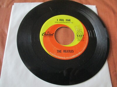 The Beatles-I Feel Fine/She's A Woman/Capitol 45/Orig. press/1964/Str. VG to VG+