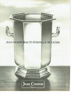 ADVERTISING 0217 1981 Jean Couzon goldsmith of steel