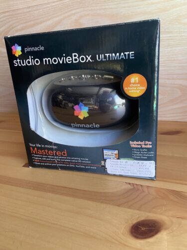 PINNACLE STUDIO MOVIE BOX Ultimate 710-USB REV  1.0 w/ Box, Cables, & Software - Afbeelding 1 van 3
