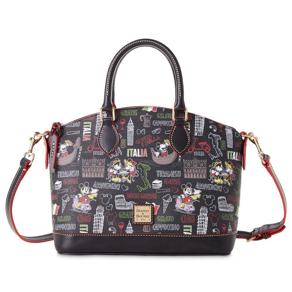 Disney Dooney & Bourke Mickey & Minnie Mouse ''Italia'' Satchel