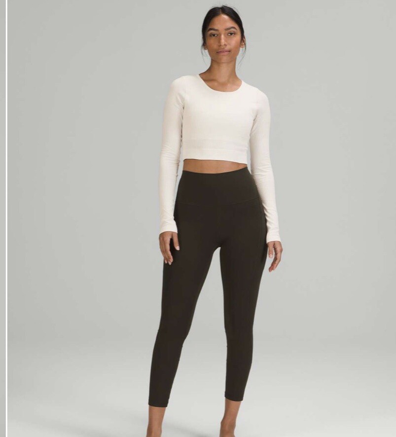 Lululemon Ebb to Street Long Sleeve White Opal Si… - image 8