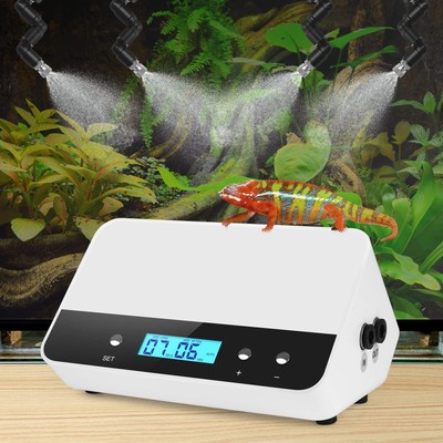 Reptile Misting System Automatic Reptile Mister Fogger with 4 PCS Adjustable ...