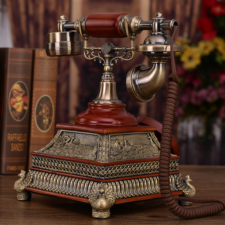 VBESTLIFE téléphone rétro Téléphone antique vintage FSK/DTMF