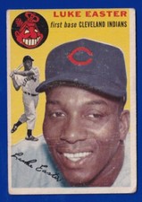 LUKE EASTER indians 1954 TOPPS #23 FAIR/GOOD