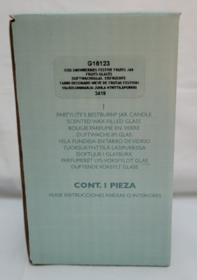 Bougie Parfumée Partylite Mini Ballon Fruits Glacés - Rare, Plus Au Catalogue