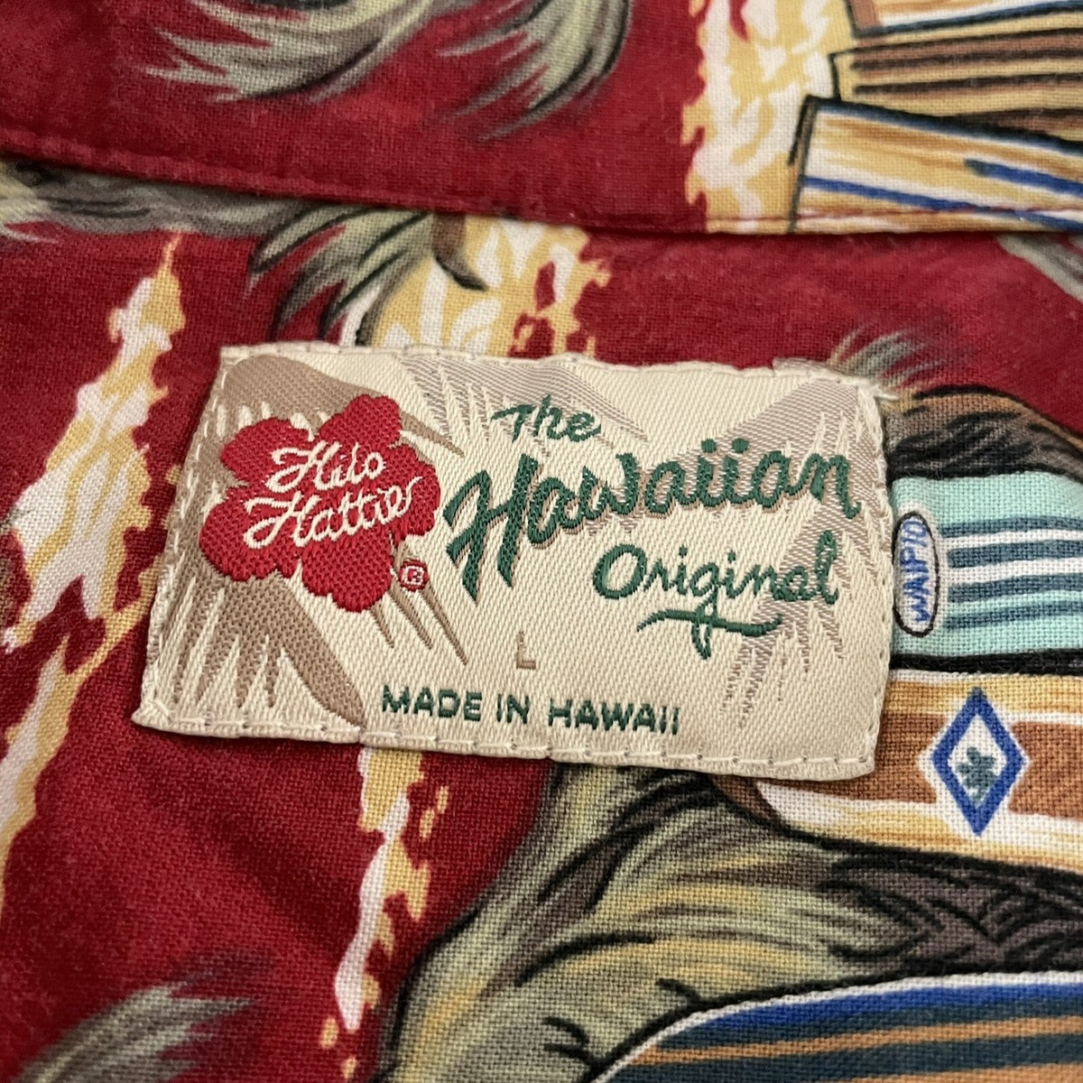 Chemise Hawaïenne Homme Hilo Hattie XL à Manches Courtes - Occasion Très Bon état