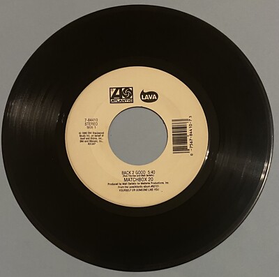 Matchbox 20 ( Twenty ) '' Push / Back 2 Good ''  45 vinyl record