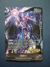 Dragonball Z Beerus Super Fusion World Foil Holo Card