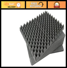 Replacement Foam Set for Pelican 1520/1521 Cases - 3 Piece Pluck Foam, Grey