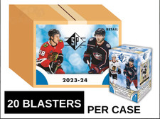 2023-24 Upper Deck SP NHL Hockey Factory Sealed Blaster Box Case