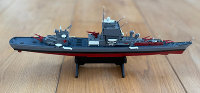 Vintage Pre Built Revell Atomic Cruiser USS Long Beach 440mm Scale 1/508