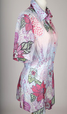 Seidentunika Bluse VERSE  Pastell Farben Gr. 40 42 , 100% Seide