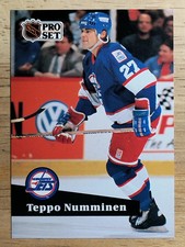 1991-92 Pro Set French #261 Teppo Numminen