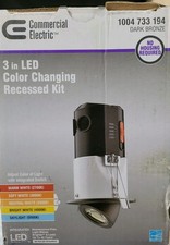 CE PREMIUM DOWNLIGHT 3" 2700K - 5000K DARK BRONZE LED GIMBAL KIT