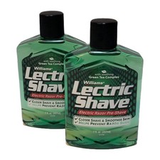 NEW Williams Lectric Shave Electric Razor Pre Shave For Men Lot Of 2 7 fl oz