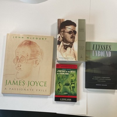 James Joyce Starter Library: Ulysses + Portrait + Biography + Guide