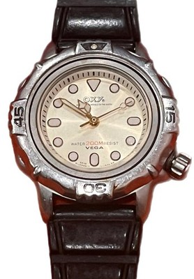 Citizen Oxy Vega Quartz 6A38 Vintage Womens Divers Watch Japan 200mm Needs Batt