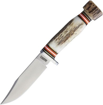 Marbles Skinner Stainless Steel Clip Point Fixed Knife Sheath - MR458 - EG-739