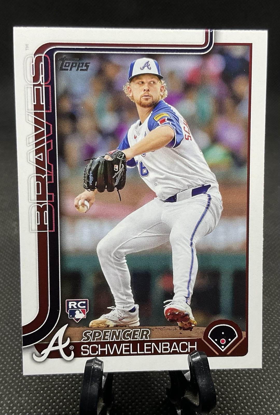 2025 Topps #103 Spencer Schwellenbach RC - Atlanta Braves