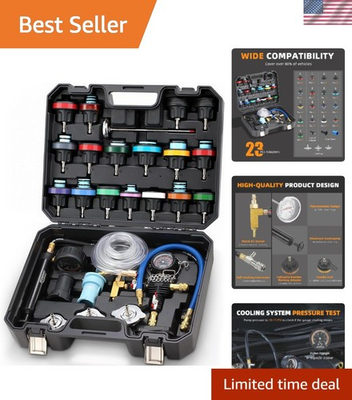 #ad #ad Color Coded 28 Piece Pressure and Vacuum Refill Kit for Easy Coolant Maintenance $181.99