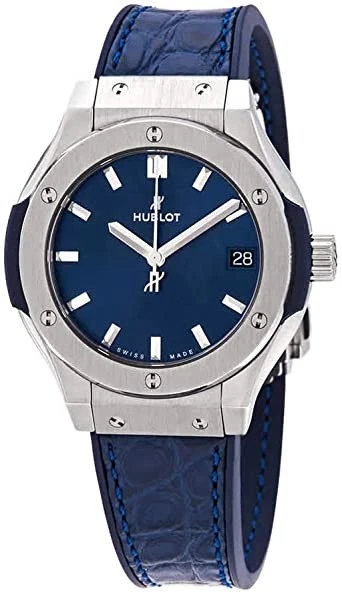 Hublot — Hublot Classic Fusion Titanium Blue 33mm - 581.NX.7170.LR