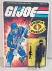 Cobra Officer 1982 Enemy GI Joe Repro Reproduction Cardback Fig Straight Arm G3