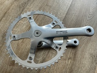Juego de bielas de oruga Campagnolo 165 mm plato 50t.