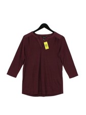 41 Hawthorn Women's Top S Purple Rayon with Polyester, Spandex Basic