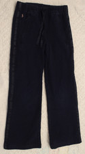Ralph Lauren 6 Girls Joggers Sweatpants Pants Navy Side Stripe Pocket VGUC