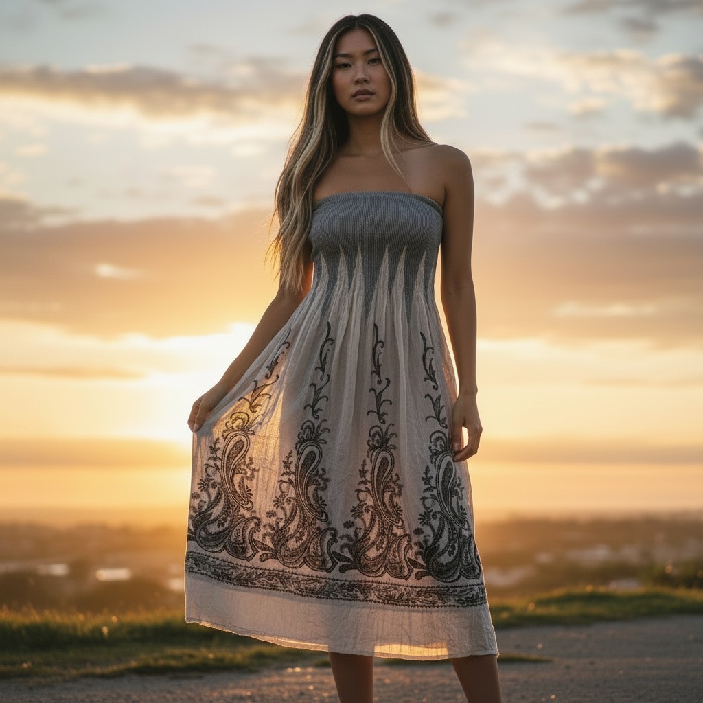 Anthropologie Lapis Dress Skirt One Size Black Gold Smocked Midi Bohemian  Beach | eBay