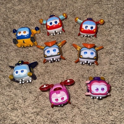 Super Wings 2022 Pet 8 Pack (Shine, Golden Boy, Jerome & Ellie) - New/Working