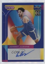 2022-23 Leaf Vivid Blue 12/30 Johnny Juzang #BA-JJ1 Auto 0s3