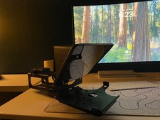 RAM EZ-ROLL  R iPad Teleprompter Mount w/ Tripod   Video Creator Setup