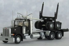TRAINWORX (N) 47981 PETERBILT 379 LOGGER - BLACK