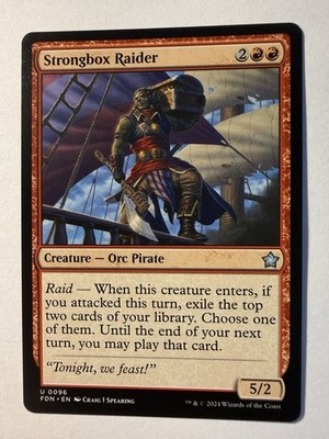 x1 Strongbox Raider FDN Foundations MTG 96 UNCOMMON M/NM 1x