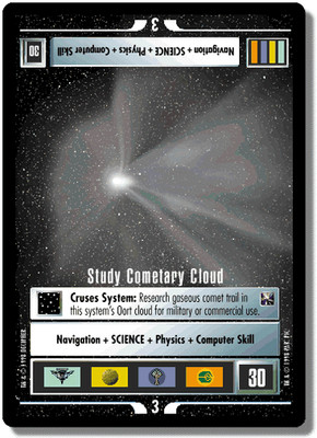 Study Cometary Cloud - Starter Deck II - Star Trek CCG 1E
